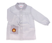 Babi Modelo Abierto Seber Bordado Len Gris